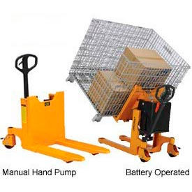 Portable Container, Pallet & Skid Tilters