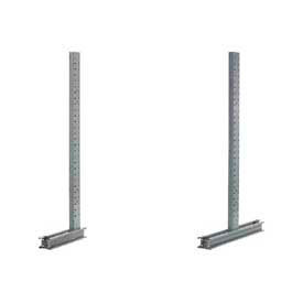 Global Approved (1000 Series) Uprights - Single & Double Sided - 16200 Lb Max. Capacity