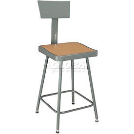 Interion® Square Seat Shop Stools