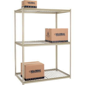 7'H High Capacity (Z-Beam) Boltless Metal Rack With Wire Deck