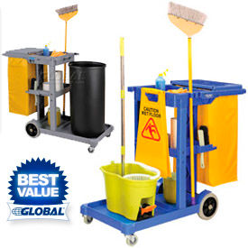 Global™ Janitorial Carts