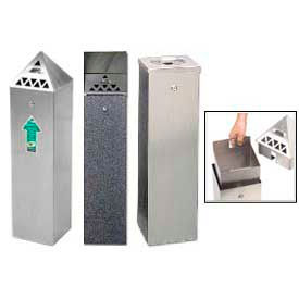 Outdoor Tower Bin Ashtrays