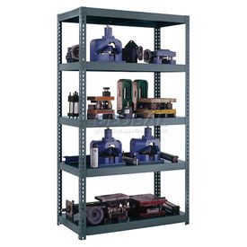 Boltless Heavy Duty Metal Shelving with Steel Deck (4,000 lb max shelf cap)