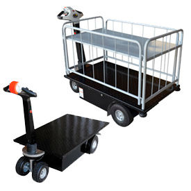 Self-Propelled Battery Powered Platform Trucks