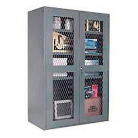 Durham 14 Gauge Heavy Duty Ventilated Door Cabinet - 700 Thru 900 LB. Shelf Capacity
