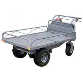 Off-Road Traction Drive Battery Powered Electric Platform Trucks