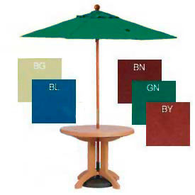 umbrella for table with base
