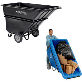 Deluxe Plastic Tilt Trucks - up to 2-1/2 Cu. Yd. Capacity