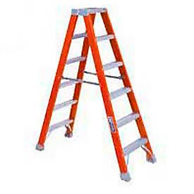 Louisville Dual Access Fiberglass Step Ladders
