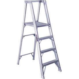 Louisville Aluminum Platform Step Ladders