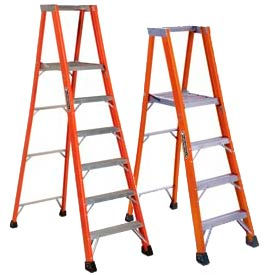 Louisville Fiberglass Platform Step Ladders