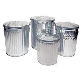 Galvanized Steel Garbage Cans
