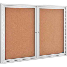 2 Door Aluminum Frame Cork Boards