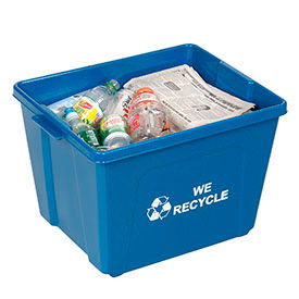 Garbage Can & Recycling | Recycling | Disposable Recycling Center ...