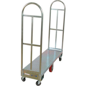 Galvanized Steel Deck Narrow Aisle High End Platform Trucks