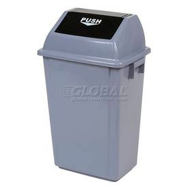 Global Industrial Flip Top Trash Can