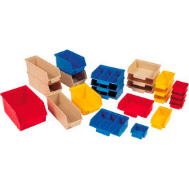 Stack And Lock Bins With Front ID Tab