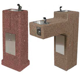 Drinking Fountains Drinking Fountains Outdoor Concrete Outdoor Pedestal Mount Drinking Fountains Globalindustrial Com