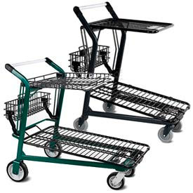 VersaCart® Retractable Shelf Shopping Carts