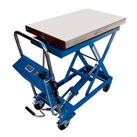 Mobile Scissor Lift Table with Integral Scale