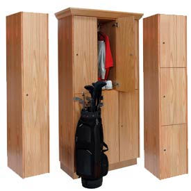 Hallowell® All Wood Club Lockers