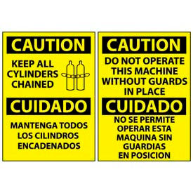 Bilingual Caution Signs