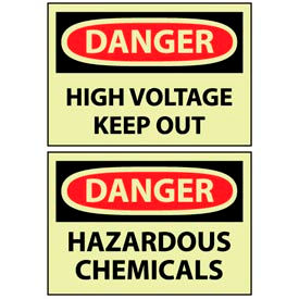 Glow - Chemical Hazard & Storage Signs