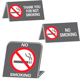 No Smoking Desk Signs