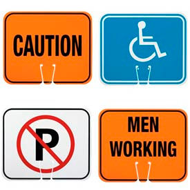 Traffic Cone Signs