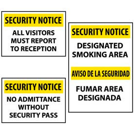 Security Notice Signs