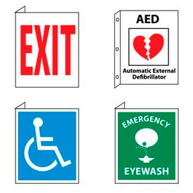 Flanged Facility Signs