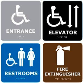 Graphic Braille Signs