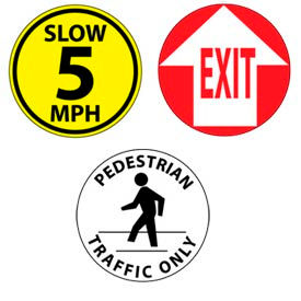 Walk-On Facility Floor Signs