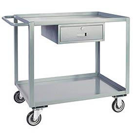 Steel Stock & Utility Carts with Drawers