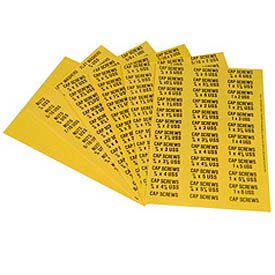 Pressure Sensitive Labels For Drawer Cabinet Bins