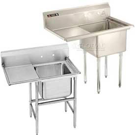 1 Compartment Stainless Steel Commercial Sinks