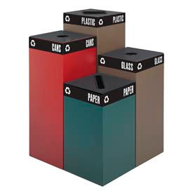 Public Square® Steel Recycling Containers