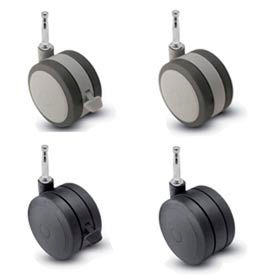 Shepherd® Softech Grip Neck Stem Soft Tread Casters