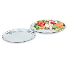 Stainless Steel & Chrome Round Trays