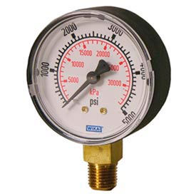 Wika® Polished Brass Commercial Gauges