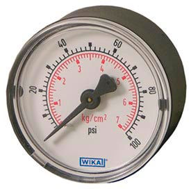 Wika® Steel Center Back Mount Commercial Gauges