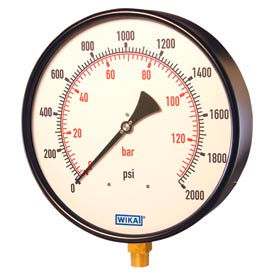 Wika® Black Steel 10 Industrial Pressure Gauges