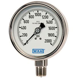 Wika® Stainless Steel Industrial Gauges With Bayonet Ring