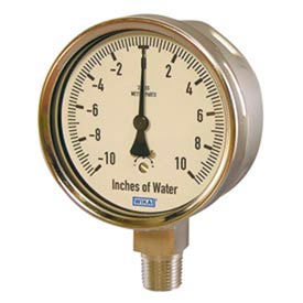 Wika® Stainless Steel Low Pressure Gauges With Stainless Steel Wetted Parts
