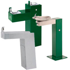 Haws® Galvanized Barrier-Free Pedestal Drinking Fountains