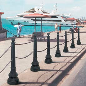 Formal Colonial Rope Posts