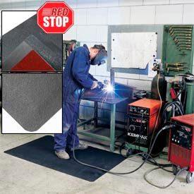 NOTRAX® RedStop™ Anti-Fatigue Safety Mats