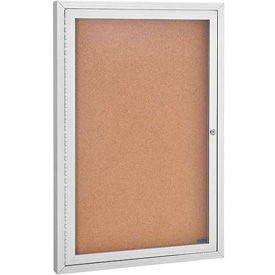 1 Door Aluminum Frame Cork Boards