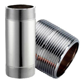 Chrome Plated Brass Nipples