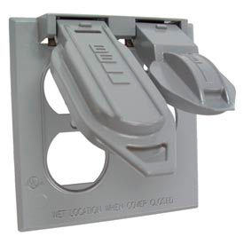 Weatherproof Two-Gang Device Covers